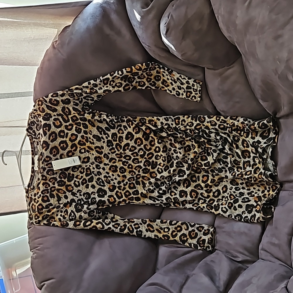 Francesca leopard dress